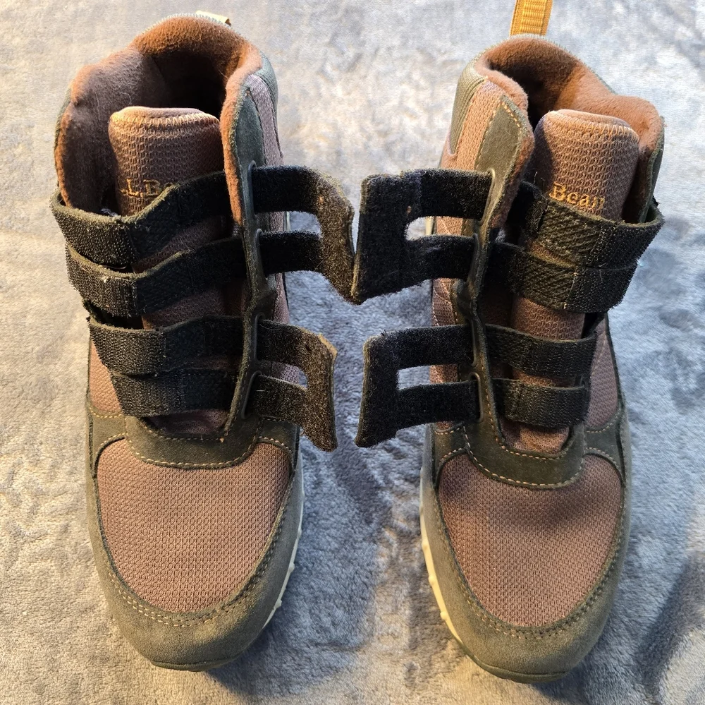 L.L.Bean Men's Snow Sneaker 5 Boots  Hook-and-Loop Size 11 Wide - Picture 8 of 10